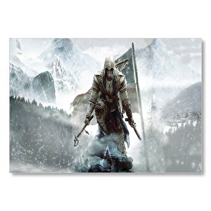 Assassins Creed 3 Karlı Tepeler  Mdf Ahşap Tablo 25x35 cm