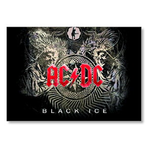 Acdc Black Ice Albüm Kapağı  Mdf Ahşap Tablo 50x70 cm