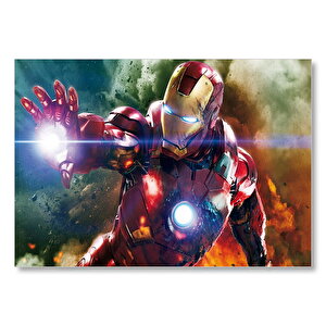 Iron Man Sihirli Eller  Mdf Ahşap Tablo 50x70 cm