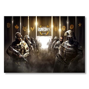 Rainbow Six Siege Pro League  Mdf Ahşap Tablo 50x70 cm