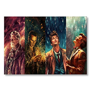 Doctor Who Karakterler  Mdf Ahşap Tablo 35x50 cm