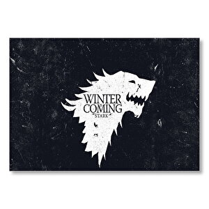 Game Of Thrones Winter Is Coming  Mdf Ahşap Tablo 25x35 cm