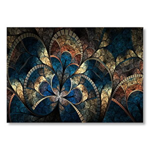 Cam Vitray Desenler  Mdf Ahşap Tablo 25x35 cm