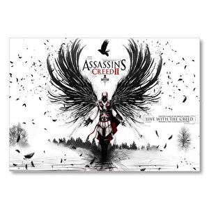 Assassins Creed 2 Oyun Posteri  Mdf Ahşap Tablo 50x70 cm