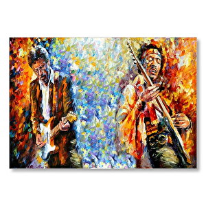 Eric Clapton Leonid Afremov Yağlı Boya  Mdf Ahşap Tablo 25x35 cm