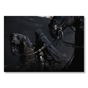 Gece Ve Kara Şövalyeler  Mdf Ahşap Tablo 50x70 cm