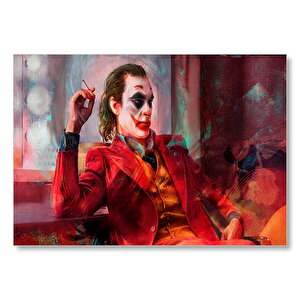 Joker Sigara İçiyor Artwork  Mdf Ahşap Tablo 50x70 cm