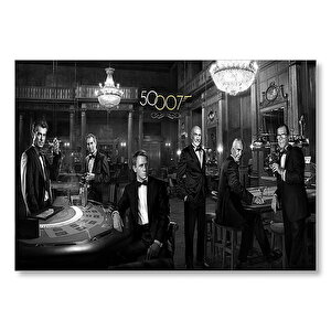 James Bond 50.yıl Daniel Craig  Mdf Ahşap Tablo 35x50 cm