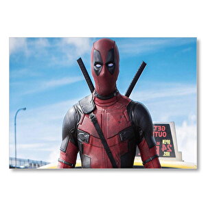 Deadpool  Mdf Ahşap Tablo 25x35 cm