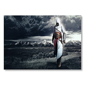 Assassins Creed Suikastçi Kara Bulutlar Ve Çayırlar  Mdf Ahşap Tablo 25x35 cm
