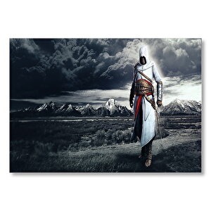 Assassins Creed Suikastçi Kara Bulutlar Ve Çayırlar  Mdf Ahşap Tablo 50x70 cm