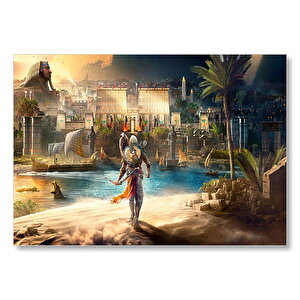 Assassins Creed Origins Mısır  Mdf Ahşap Tablo 50x70 cm