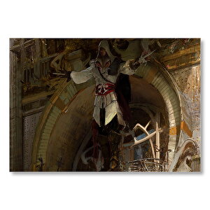 Assassins Creed Bıçaklı Suikastçi Yükseliyor  Mdf Ahşap Tablo 25x35 cm