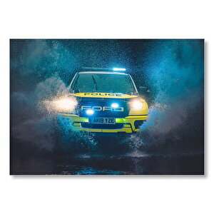 Ford Ranger Raptor Polis Aracı  Mdf Ahşap Tablo 25x35 cm