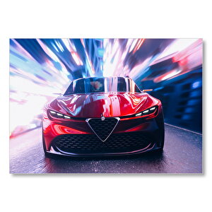 Alfa Romeo Zagato  Mdf Ahşap Tablo 35x50 cm