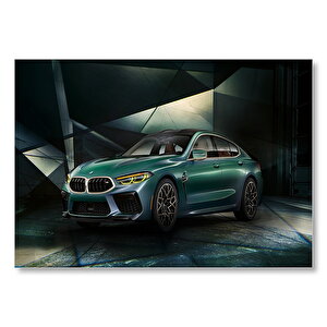 Bmw M8 Gran Coupe First Edition  Mdf Ahşap Tablo 50x70 cm