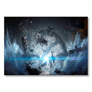 Titanfall Patlama Konsept Art  Mdf Ahşap Tablo 50x70 cm