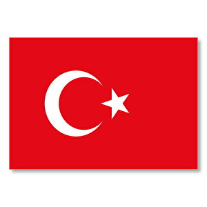 Türk Bayrağı  Mdf Ahşap Tablo