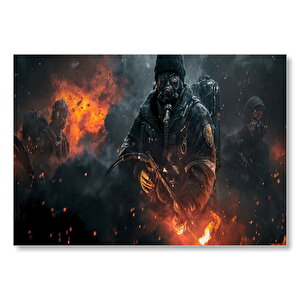 Rainbow Six Siege Tom Clancy The Division  Mdf Ahşap Tablo 50x70 cm
