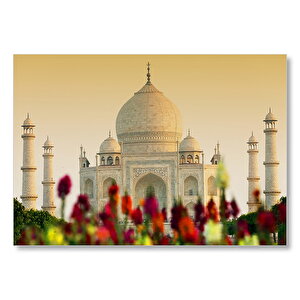 Tac Mahal Yakın Çekim  Mdf Ahşap Tablo 25x35 cm