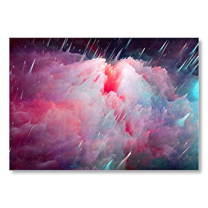 Nebula Patlaması  Mdf Ahşap Tablo 25x35 cm