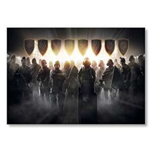 Rainbow Six Siege Pro League  Mdf Ahşap Tablo 35x50 cm