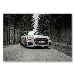 Audi A6 3.0 Tdi Avant  Mdf Ahşap Tablo 35x50 cm