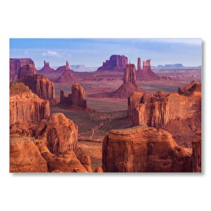 Utah Monument Vadisi Kumtaşları  Mdf Ahşap Tablo 25x35 cm