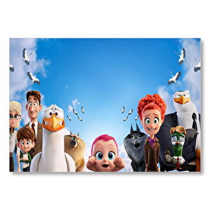 Leylekler Filmi Tam Kadro  Mdf Ahşap Tablo 35x50 cm