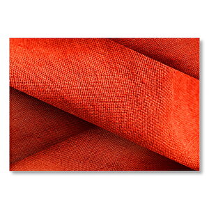 Turuncu Bez Dalgalar Makro Detay  Mdf Ahşap Tablo 25x35 cm