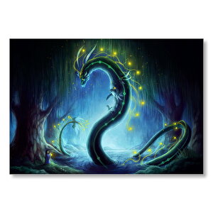 Tanrıça Ve Küçük Kız İllüstrasyon  Mdf Ahşap Tablo 50x70 cm