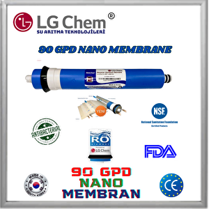 LG Chem 90 Gpd NANO Membran Fi̇li̇tre.SU ARITMA CİHAZLARI İÇİN.