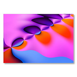 Renk Spektrumu Elipsler  Mdf Ahşap Tablo 50x70 cm