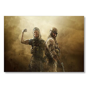 R6 Siege Blackbeard  Mdf Ahşap Tablo 35x50 cm