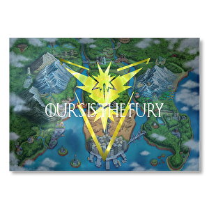 Ours Is The Fury Polemon Go  Mdf Ahşap Tablo 25x35 cm