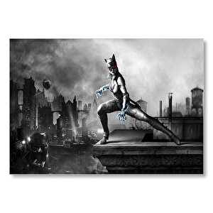 Catwoman Poz Mdf Ahşap Tablo 35x50 cm