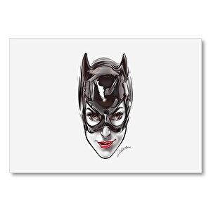 Catwoman Artwork Yüz Mdf Ahşap Tablo