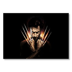 Wolverine Dark Black Mdf Ahşap Tablo 35x50 cm