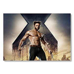 Wolverine Hugh Jackman Mdf Ahşap Tablo 35x50 cm