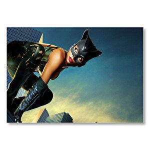 Catwoman Halle Berry Mdf Ahşap Tablo 25x35 cm