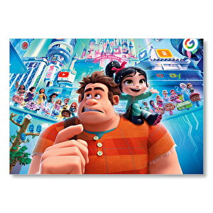 Wreck It Ralph 2 Mdf Ahşap Tablo 35x50 cm