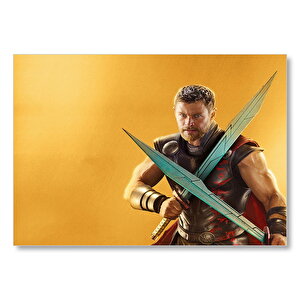 Thor Chris Hemsworth Mdf Ahşap Tablo 25x35 cm