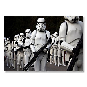 Star Wars Stormtroopers Mdf Ahşap Tablo 35x50 cm