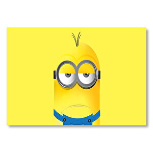 Minion Memnuniyetsiz Mdf Ahşap Tablo 35x50 cm