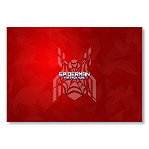 Spiderman Logo Görseli Mdf Ahşap Tablo 50x70 cm