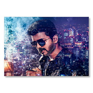 Vijay Sarkar Tamil Mdf Ahşap Tablo 25x35 cm