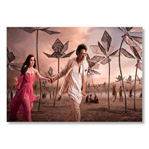 Saaho Prabas Shraddha Kapoor Mdf Ahşap Tablo 25x35 cm