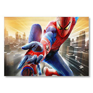 The Amazing Spider-man 2 Ağ Atışı Mdf Ahşap Tablo 25x35 cm