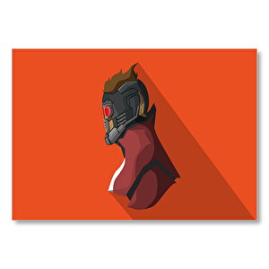 Star Lord Minimal Art Mdf Ahşap Tablo 25x35 cm