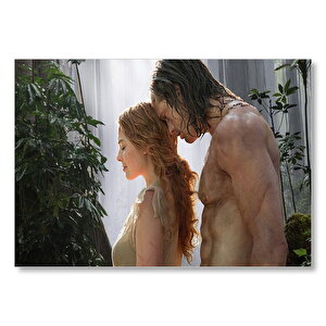 Tarzan Efsanesi Margot Robbie Alexander Skarsgard Mdf Ahşap Tablo 35x50 cm